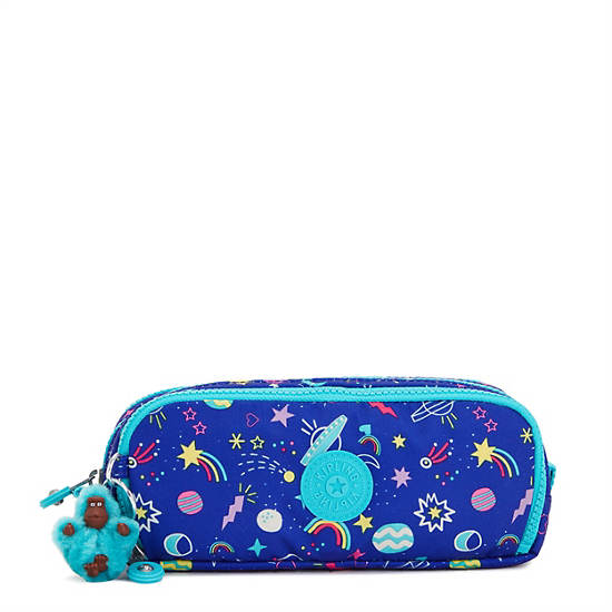 Kipling Gitroy Printed Pencil Case Táska Sötétkék | HU 1909DF